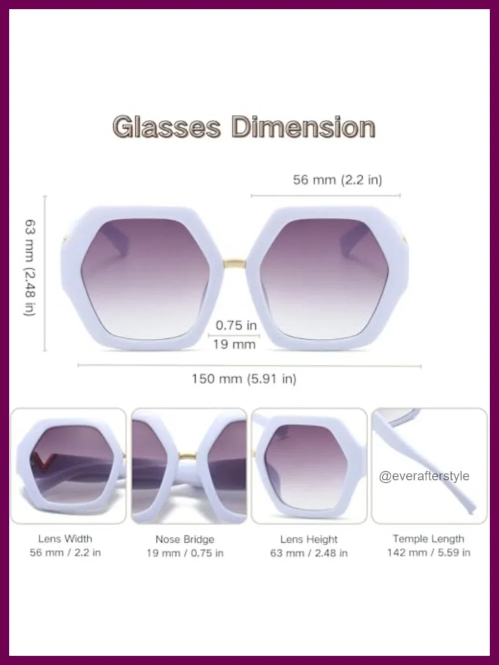 Oversized Hexagonal Retro Sunglasses for Women UV400 Polycarbonate